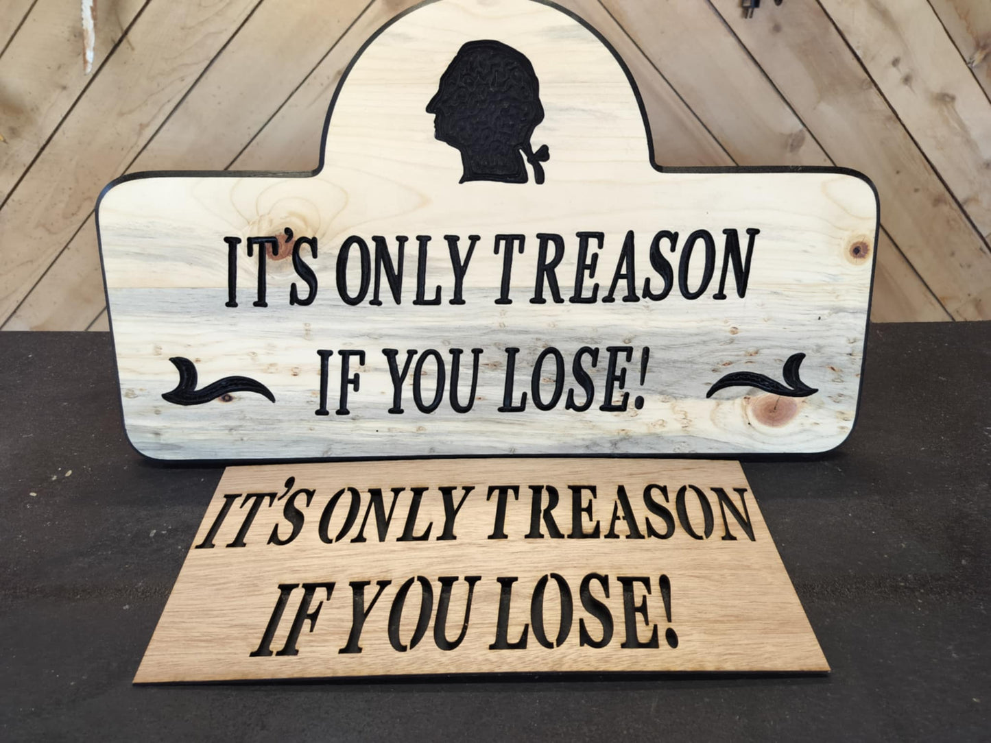 It's Only Treason If You Lose Stencil