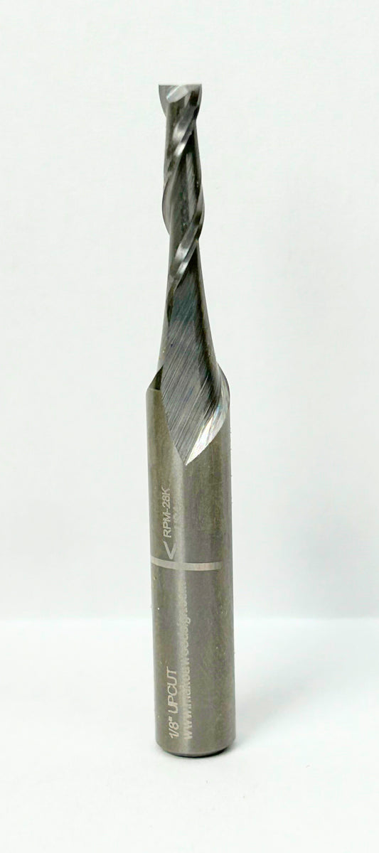 1/8" Spiral Upcut Solid Carbide Router Bit