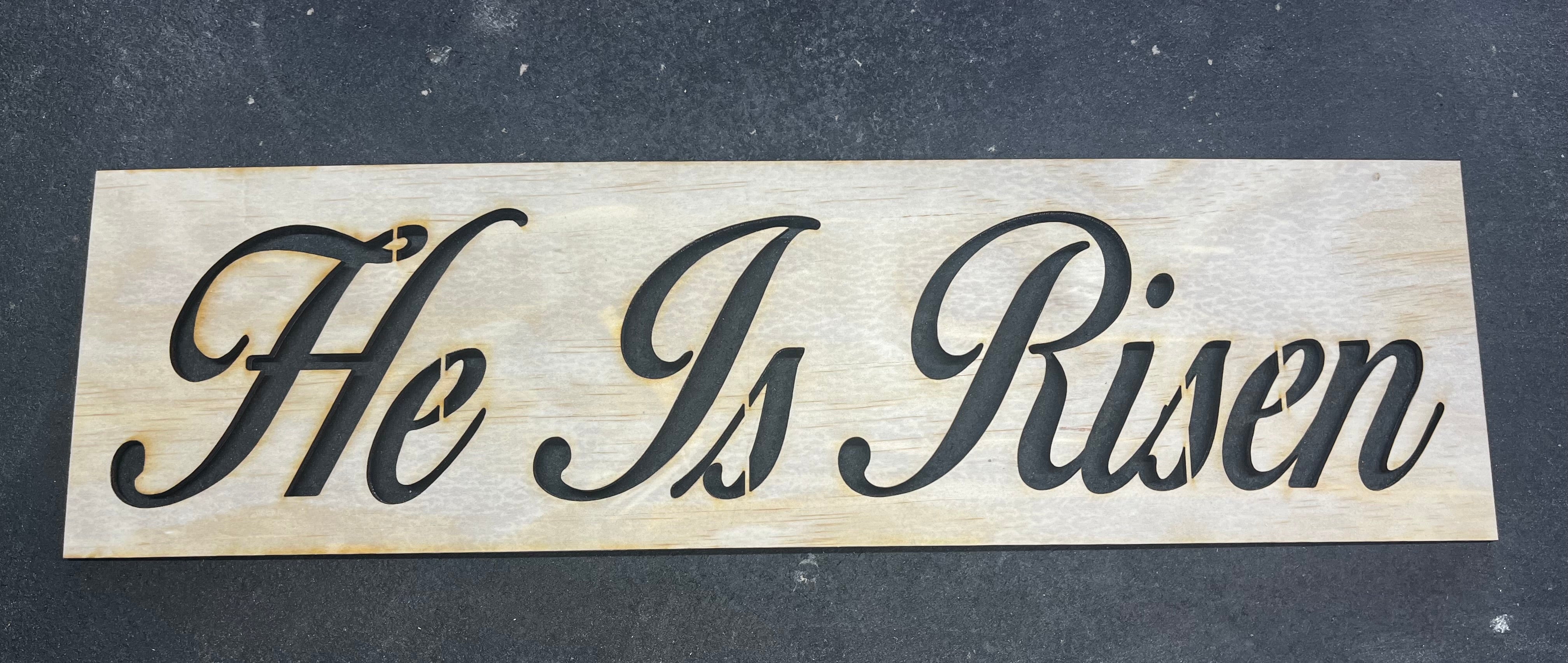 He Ix Risen Sign He Is Risen Stencil – Make a Wood Sign