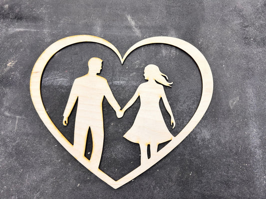 Holding Hands Heart February 2025