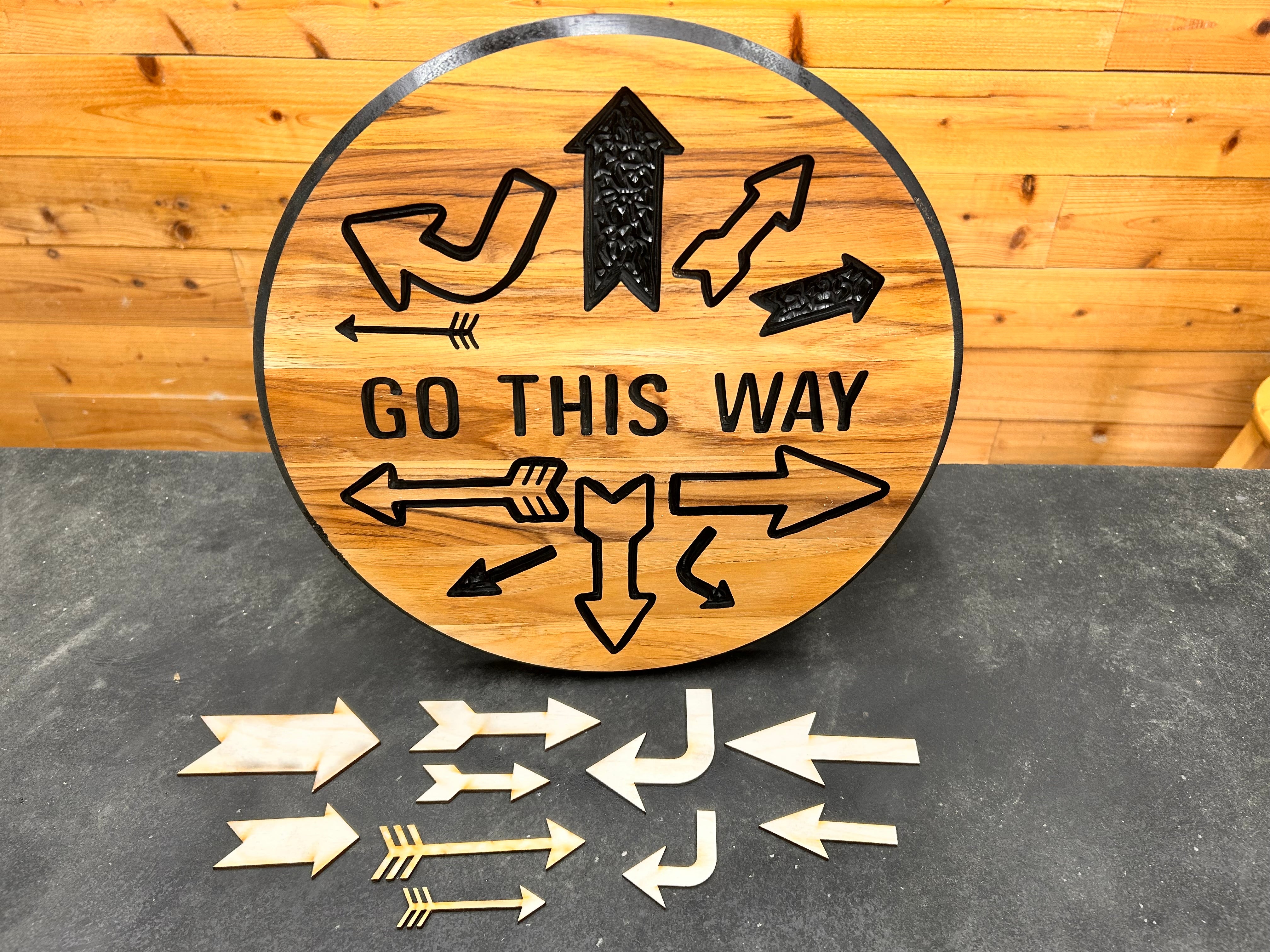 Directional Arrow Set – Make a Wood Sign