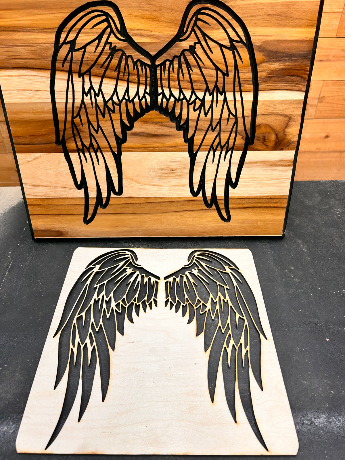 Angel Wings Stencil