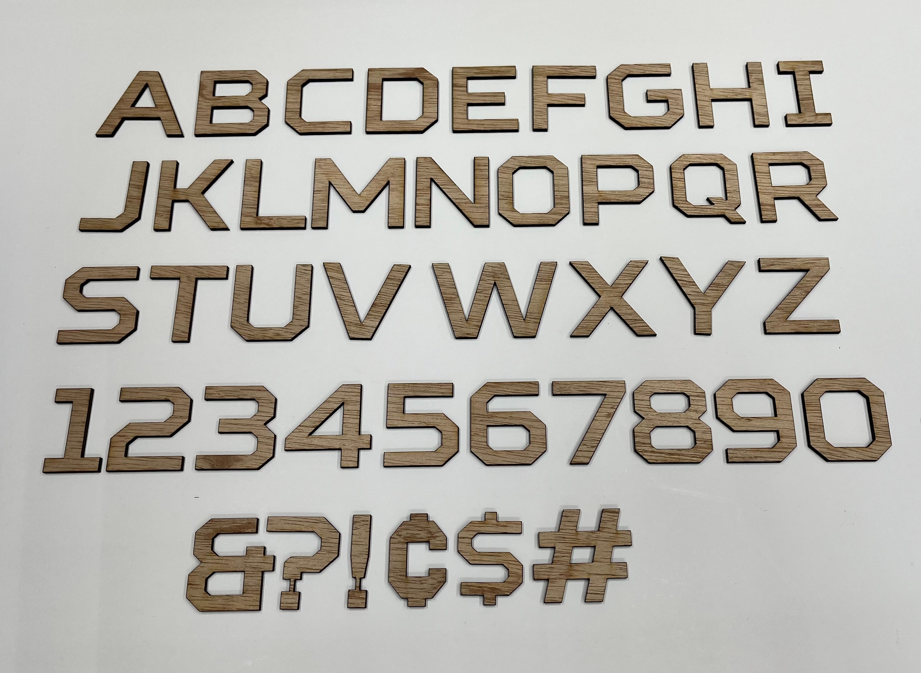 5 Inch Letters Font 5 Inch INDIVIDUAL Squares Bold Layout Letters/Numbers – Make a Wood Sign