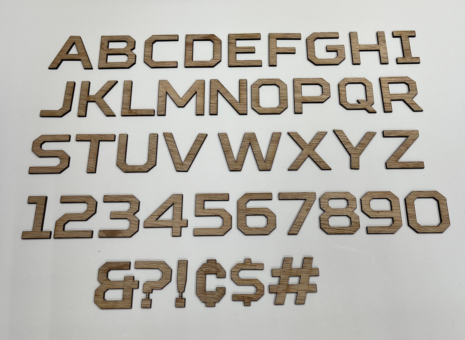 Gold Metallic Letters & Numbers Stickers