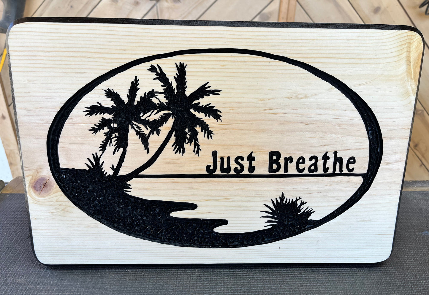 Just Breathe Layout Stencil