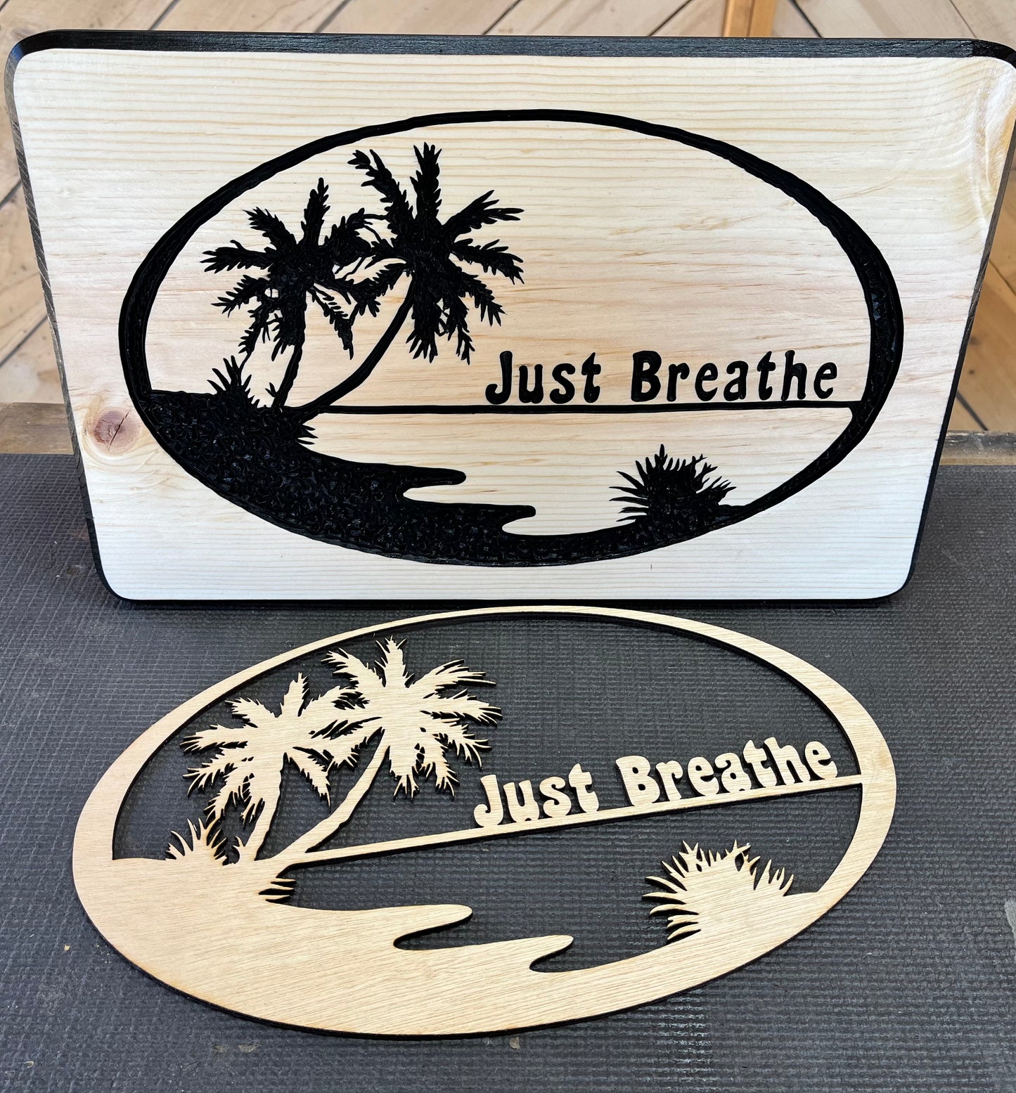 Just Breath Layout Stencil