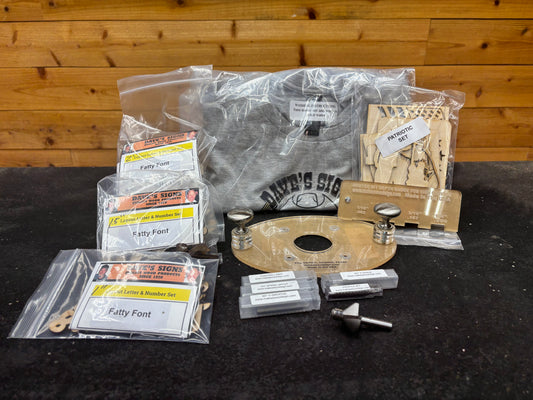 LARGE Beginner Sign Carving Kit