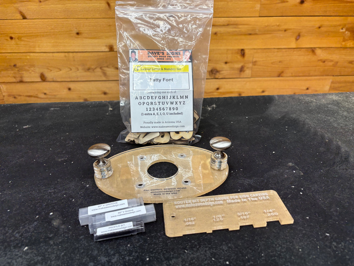 SMALL Beginner Sign Carving Kit