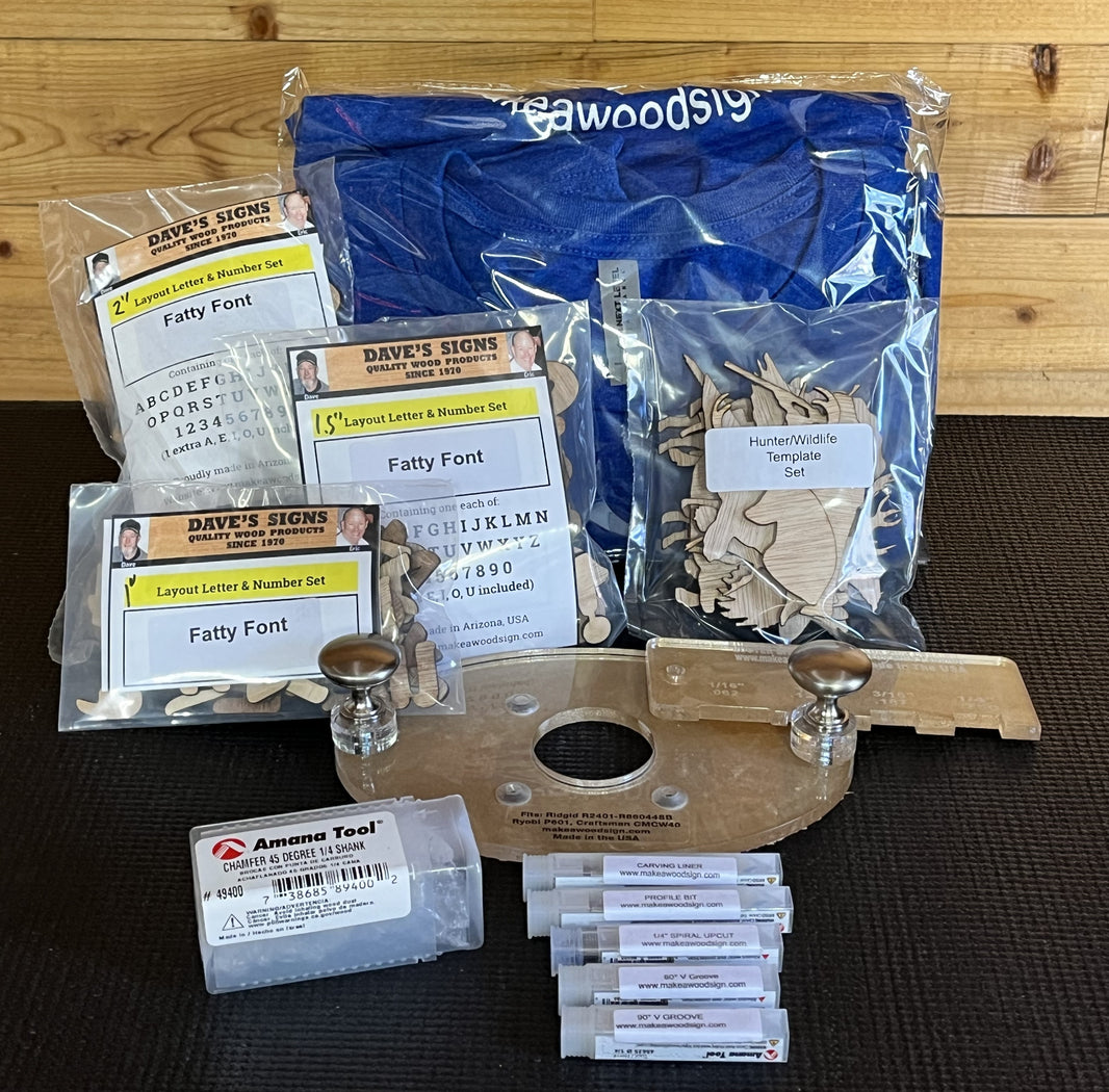 BEGINNER SIGN CARVING KITS – Make a Wood Sign