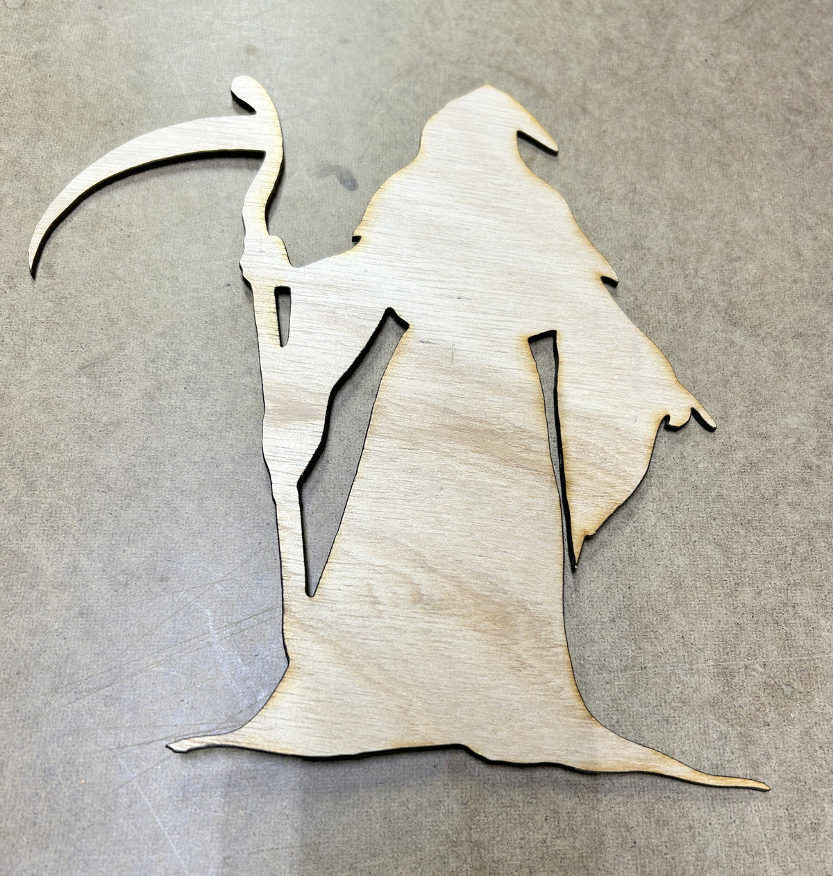 9 Inch Grimm Reaper Stencil – Make a Wood Sign