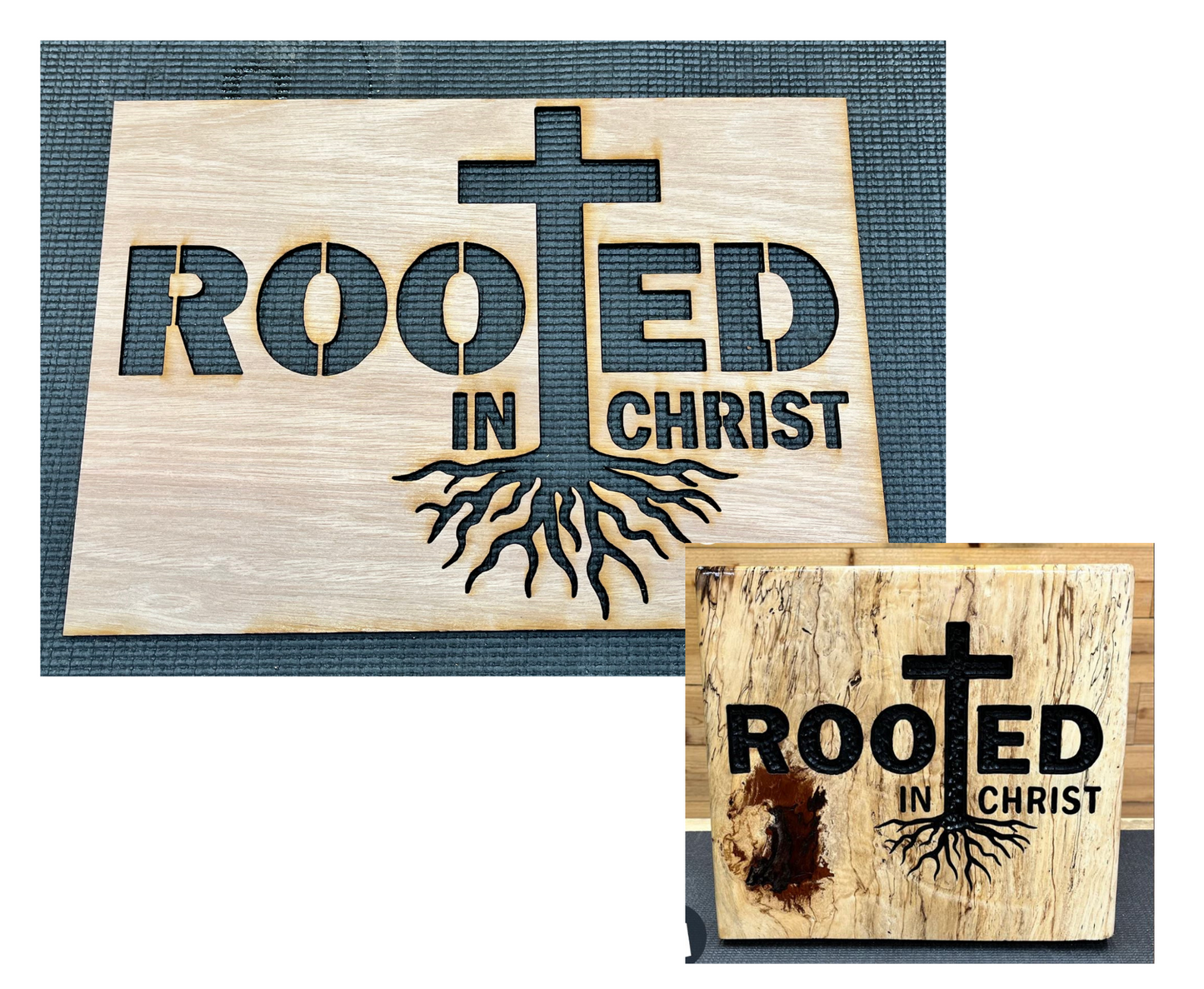 Rooted in Christ Layout Stencil