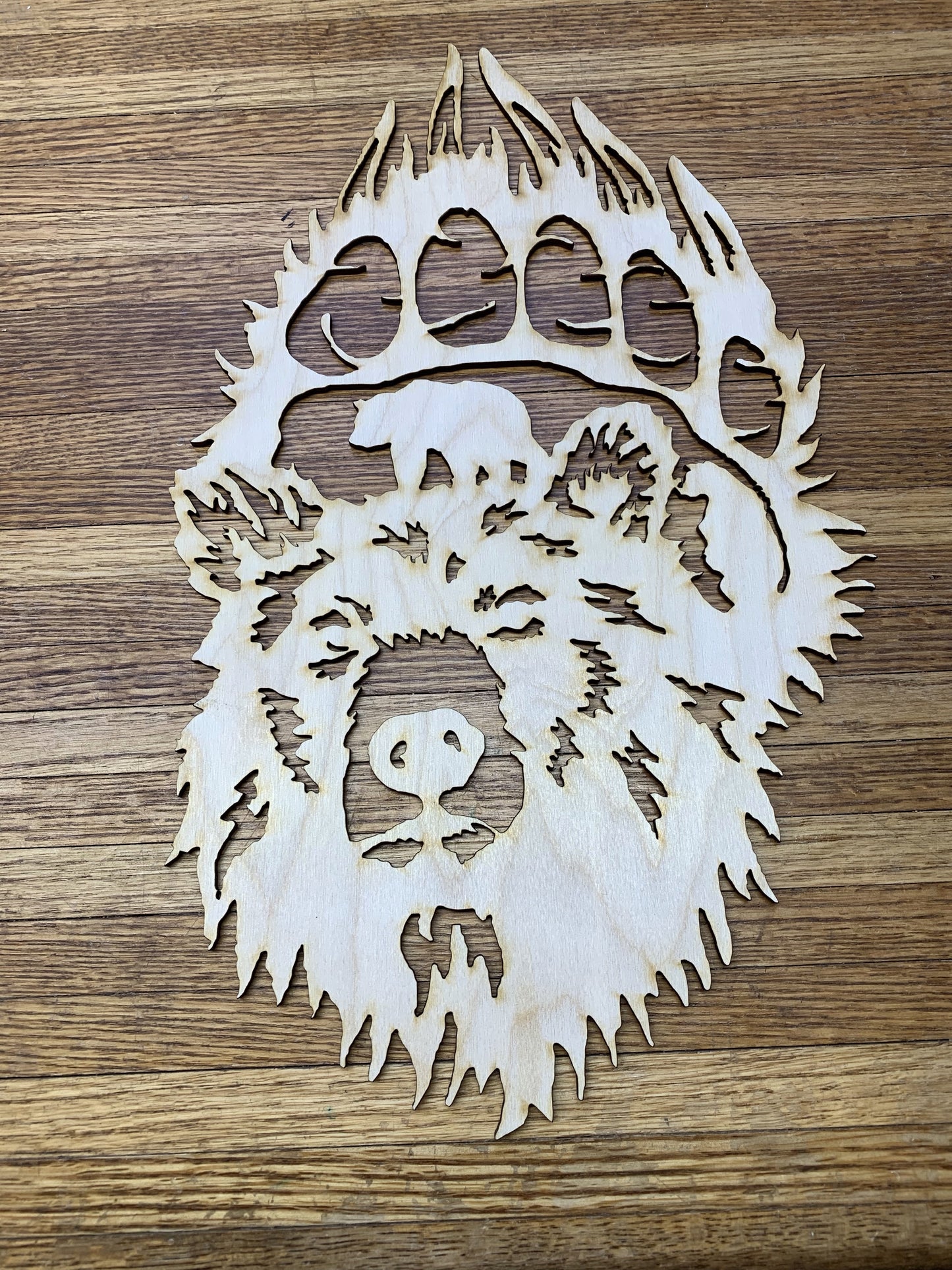 Large Bear Stencil