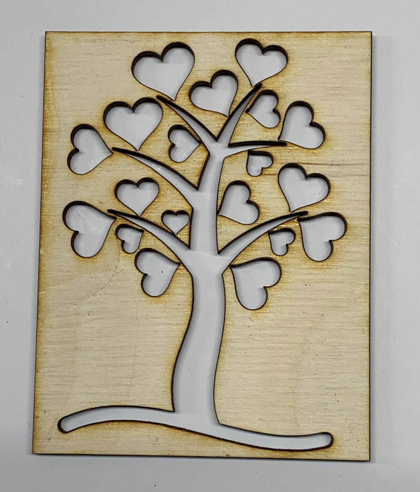Love Grows Tree/Hearts Layout Template