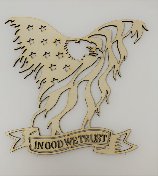 Freedom Eagle Layout Stencil