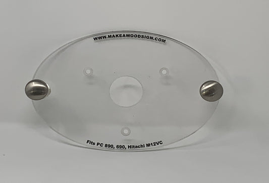 Acrylic Router Base Plate For Porter Cable 890