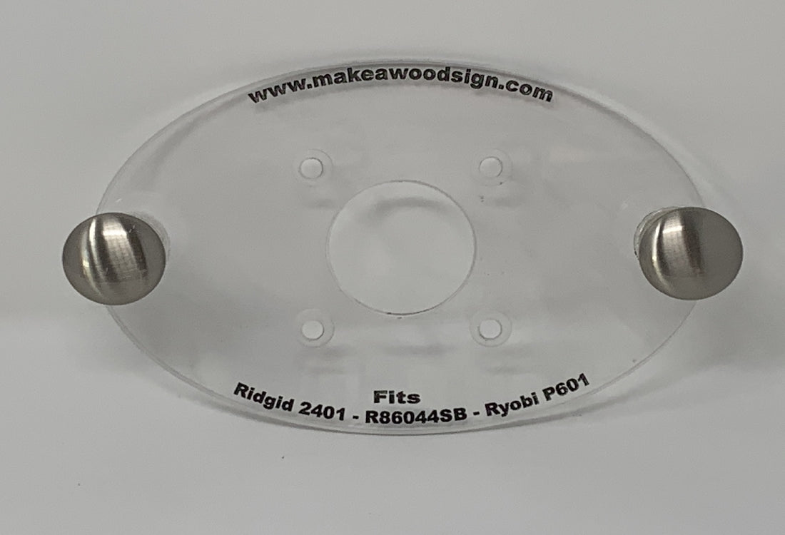 Router Plate For Ridgid Router Ridgidplate – Make a Wood Sign
