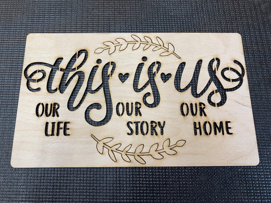 This Is Us Layout Stencil