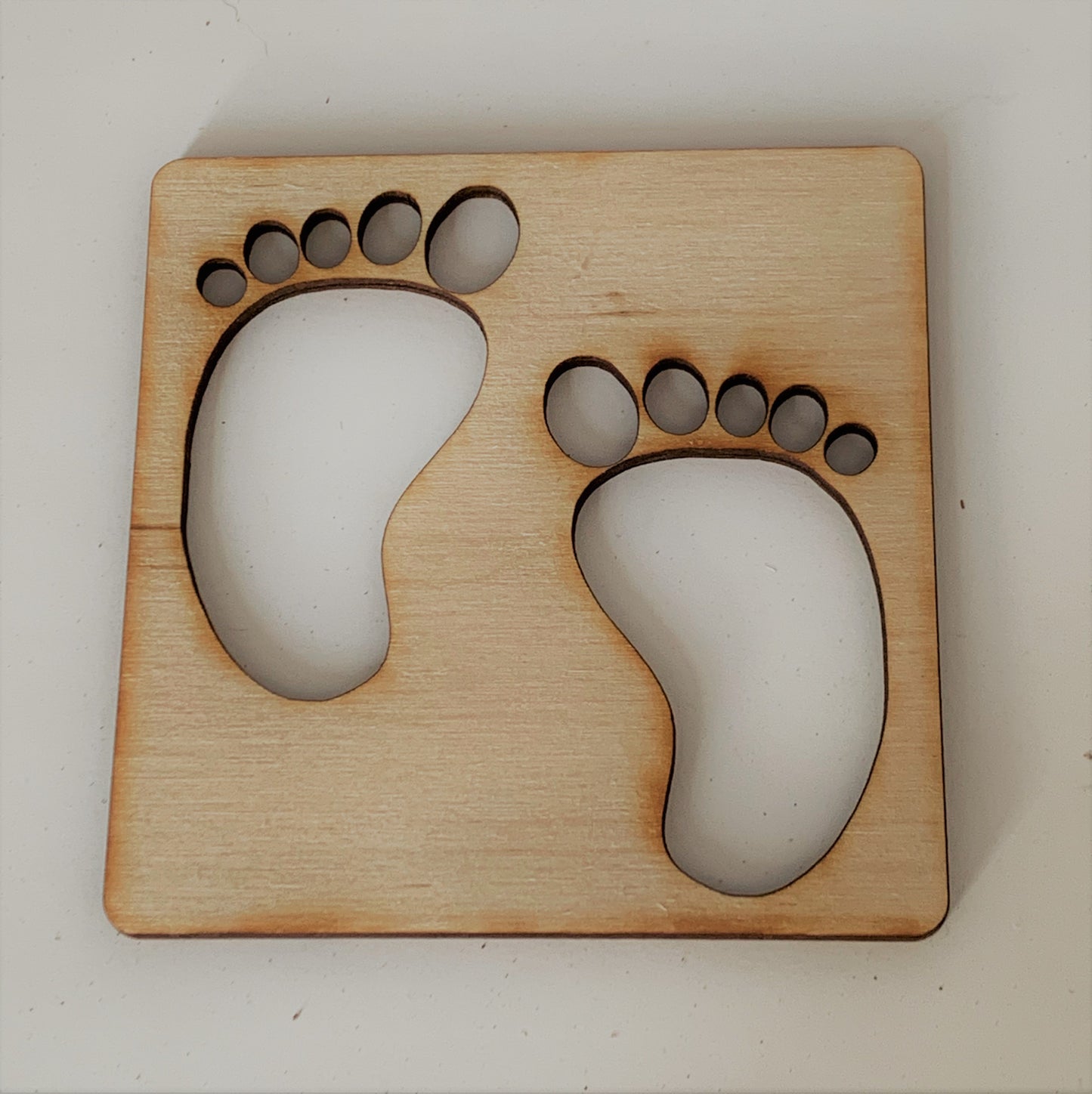 Baby Feet Layout Template