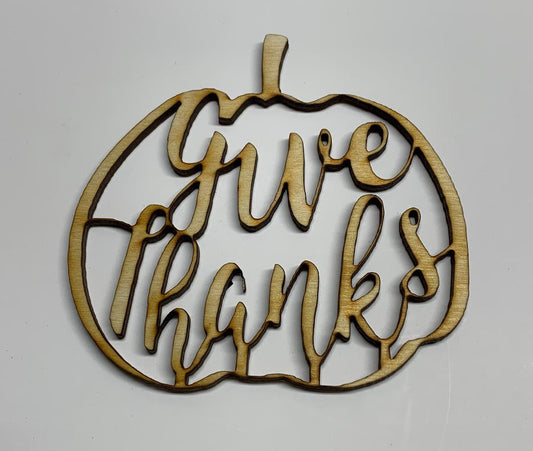 Give Thanks Pumpkin Layout Template